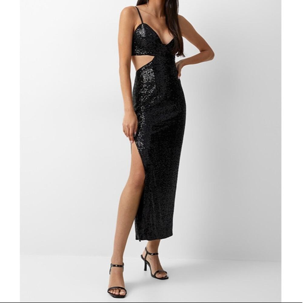 BOGO Bardot Sequin Cut Out Dress Size 10 Nwot $149
